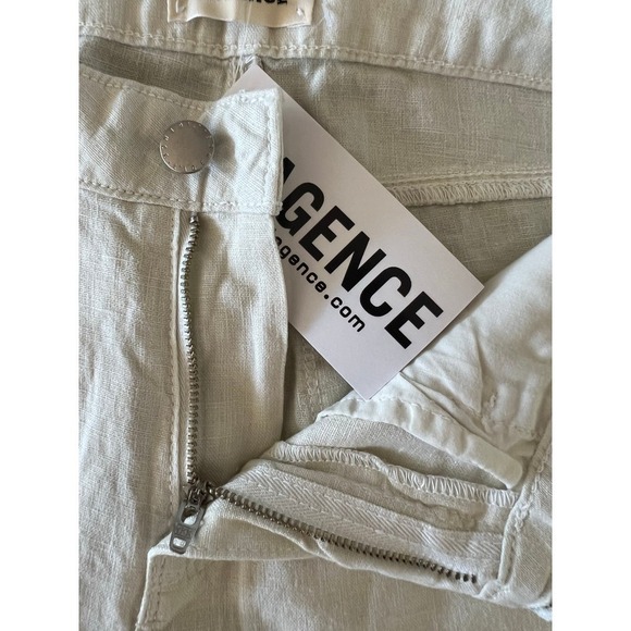 L'Agence Sada Linen Pants in Ivory - Picture 9 of 12